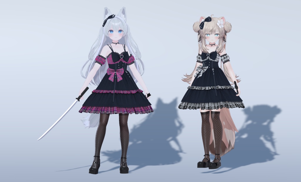 vrchat衣装【 ライムLime,chiffon,manuka適応です】 image