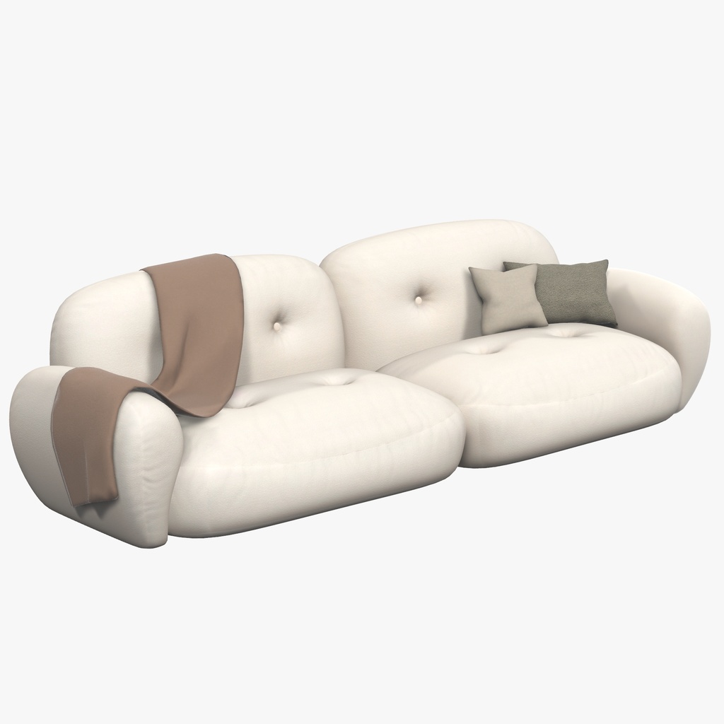 [家具・小物] ふわふわソファー / Fluffy Sofa  image