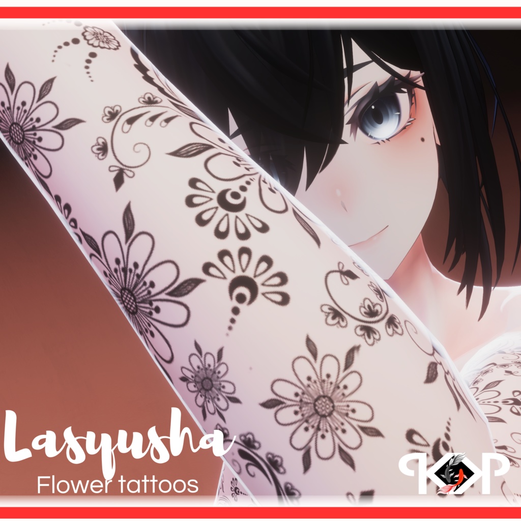 Lasyusha〈ラシューシャ〉Flower tattoos 🖤 image