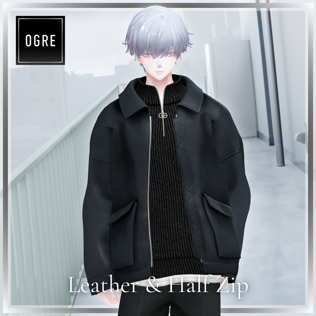 Leather & Half Zip / OGRE image