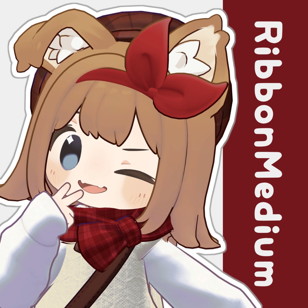 【髪型】RibbonMedium（まめひなた対応） image