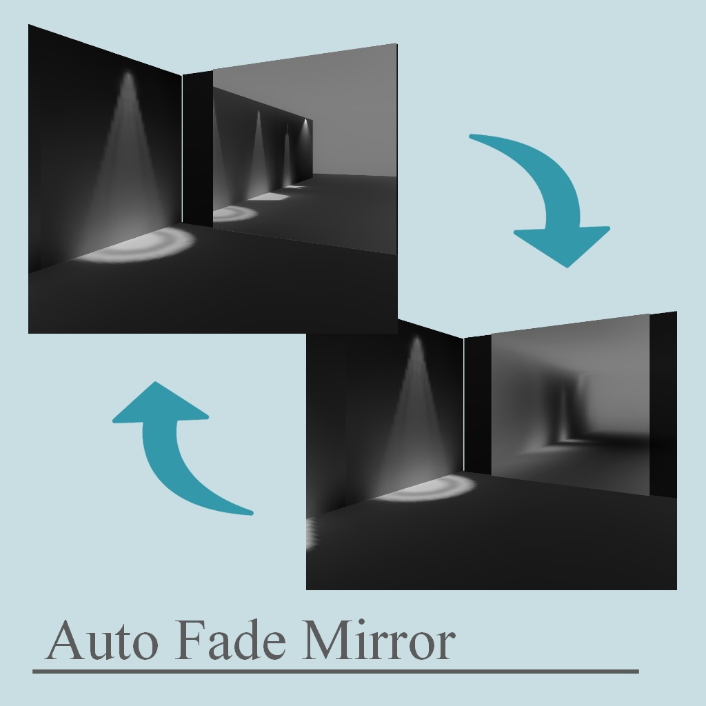 【CC0】Auto Fade Mirror【VRC】 image