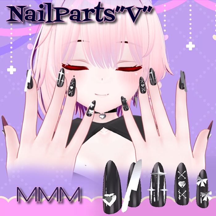 【Moe】Nail_Parts"V" image