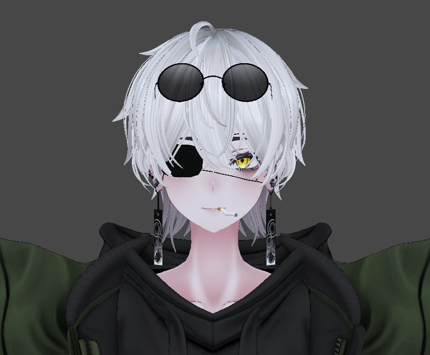 【無料】ラシューシャ用【眼帯 eyepatch】 image