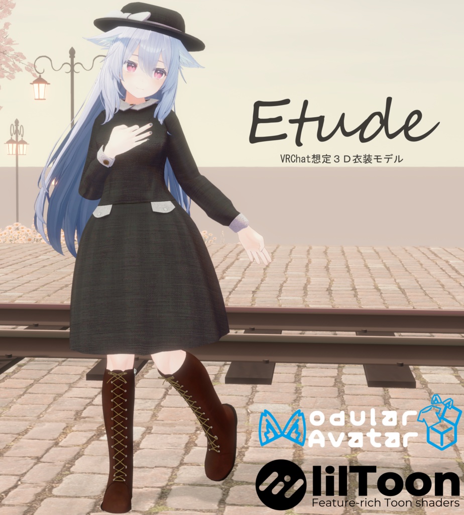 【MA対応】３D衣装モデル Etude【７アバター対応】 image