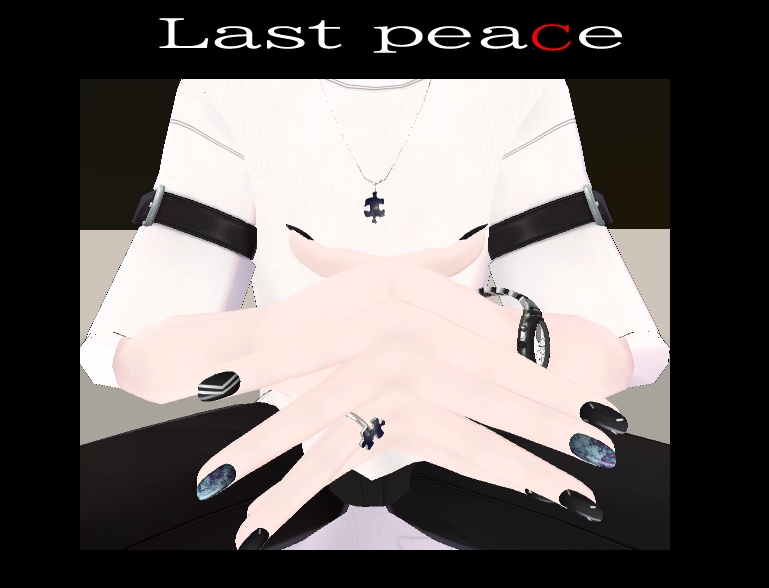 【VRChat想定】Last peace【指輪/ネックレス】　#BREAK_3D image