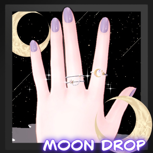 Moon Dew Ring Set of Two image