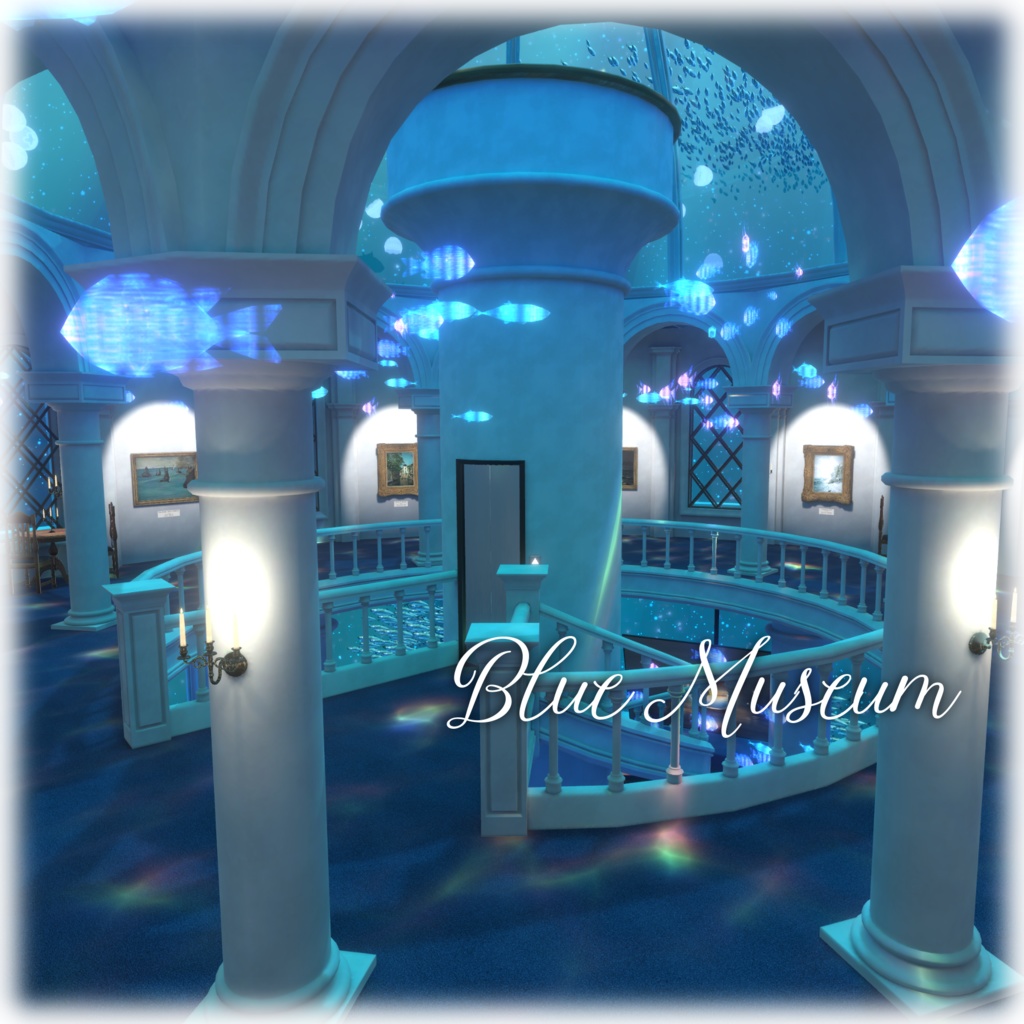 【VRChatワールド】Blue Museum image