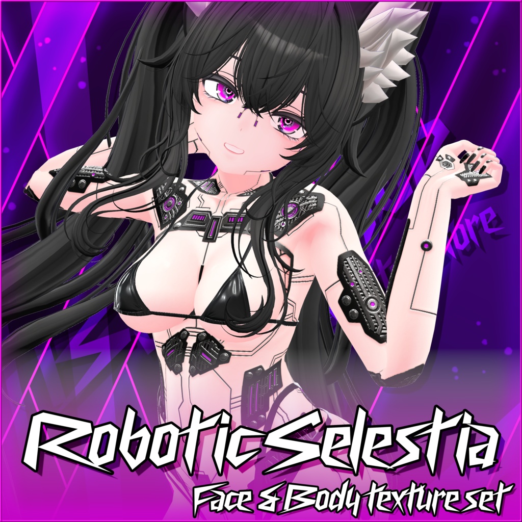 「セレスティア専用」Robotic Body＆Face Textures&Makeup image