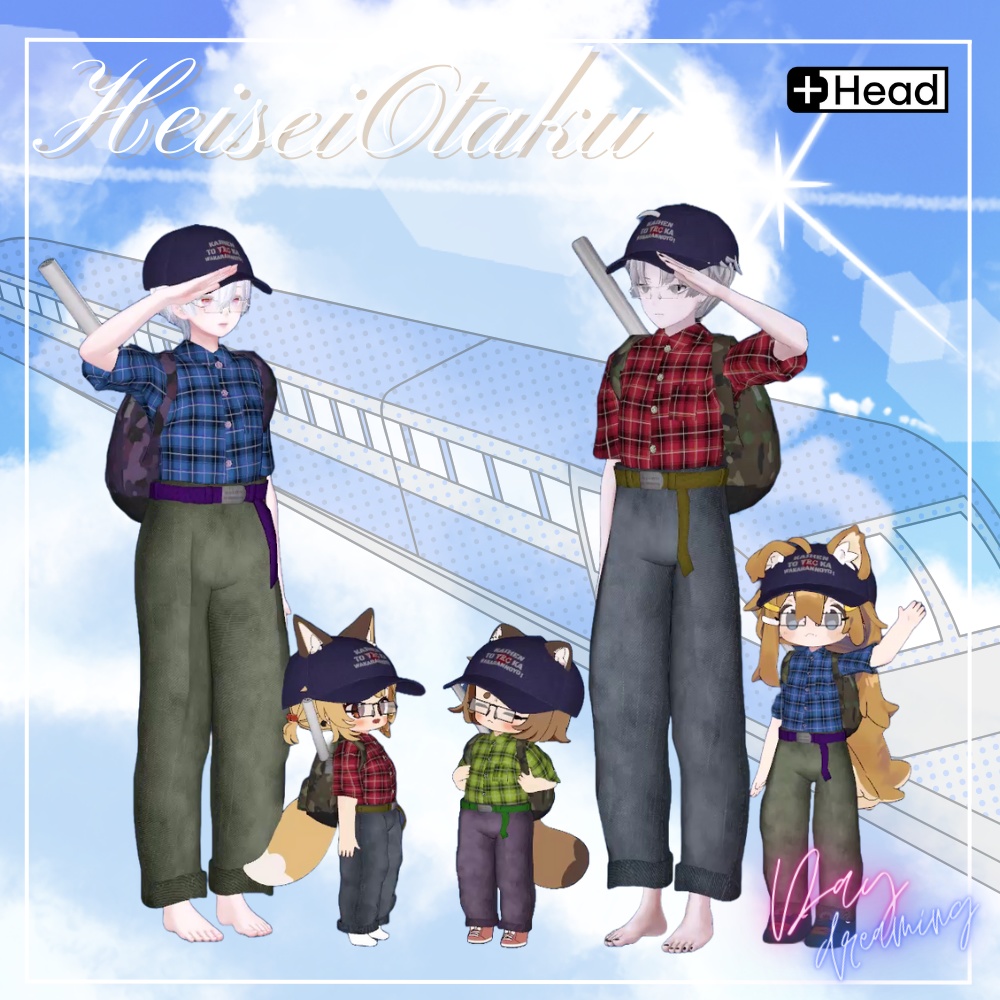 [Heisei-era Otaku]  Let's wear this to meet our favourite idol image