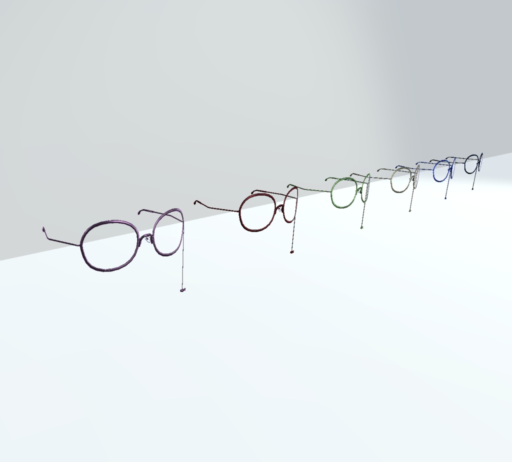 3D Model: Fish Glasses image