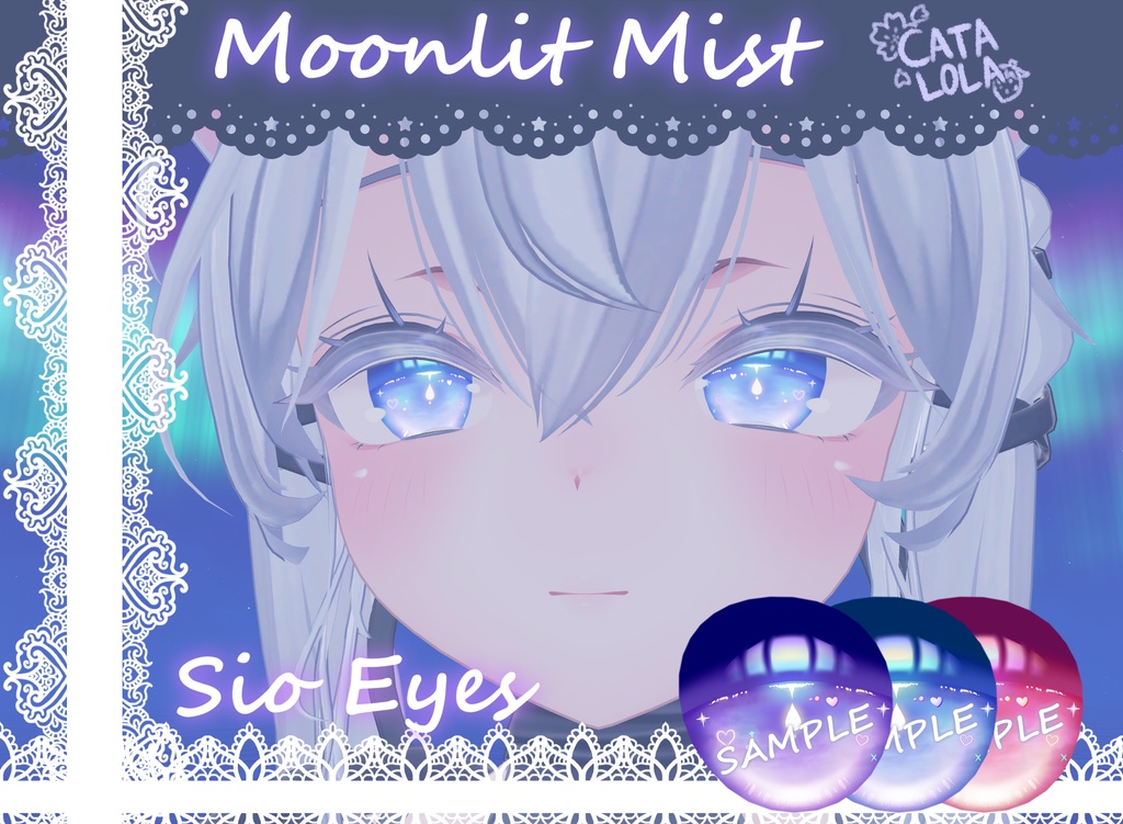 ♡ VRChat ♡ Moonlit Mist Eye Texture for Sio / しお image