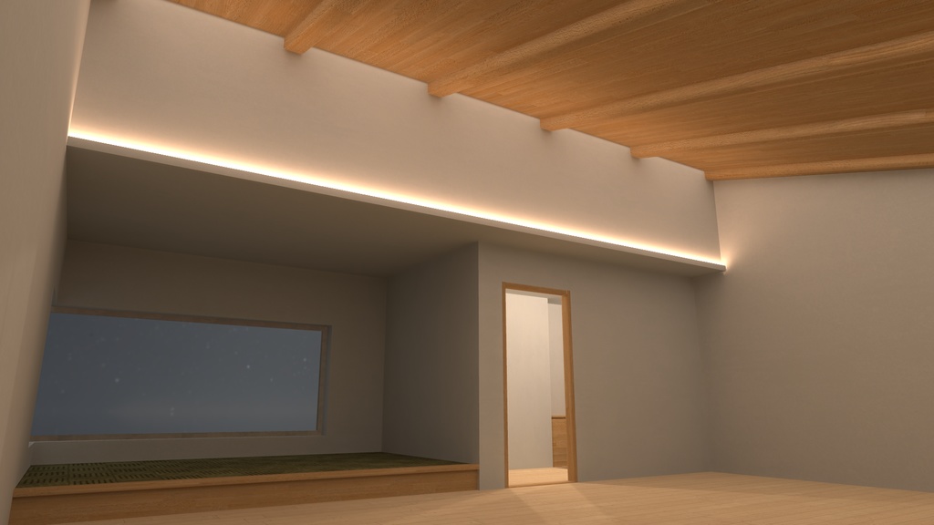 Slanted Ceiling Room image