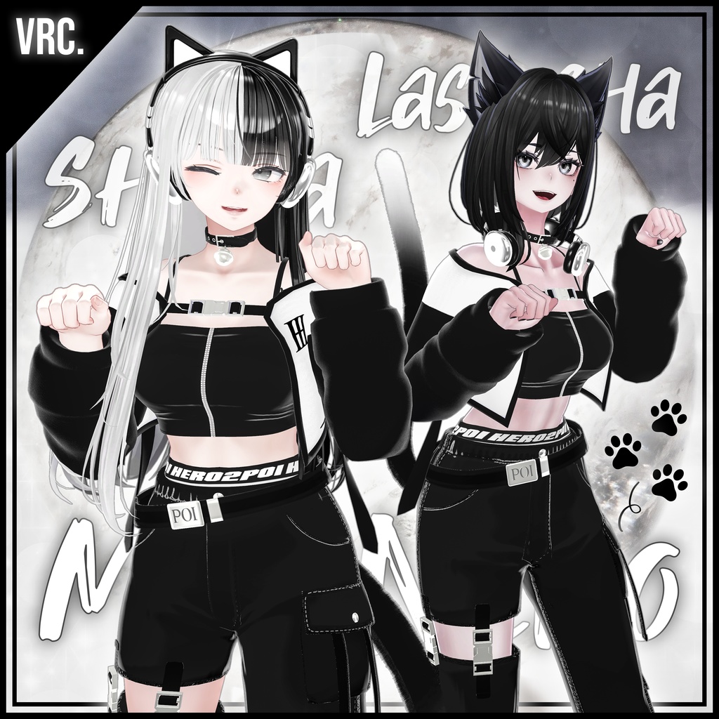 MonoNeko_Street Mood Package / 衣装 [VRC] 【for Lasyusha, Shinra】 image