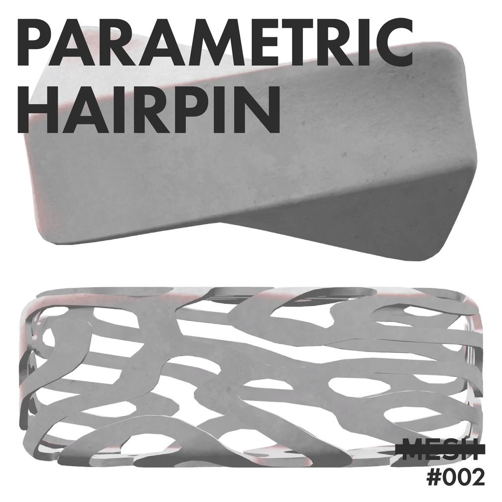 Parametric Hairpin【アバター用ヘアピン】 image