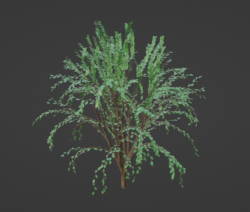 【Free】樹木　ローポリ【3Dモデル】 image