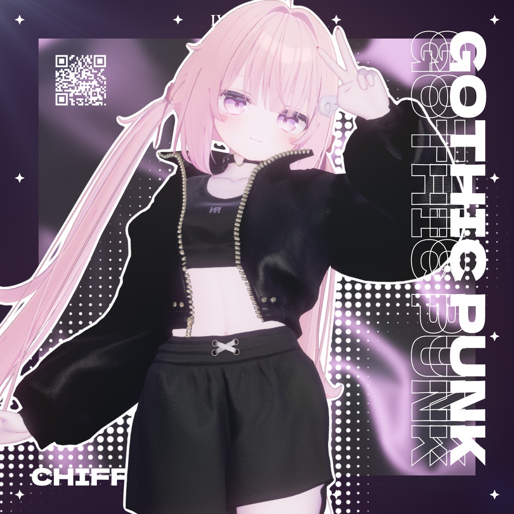 【VRC想定衣装】Gothic Punk image