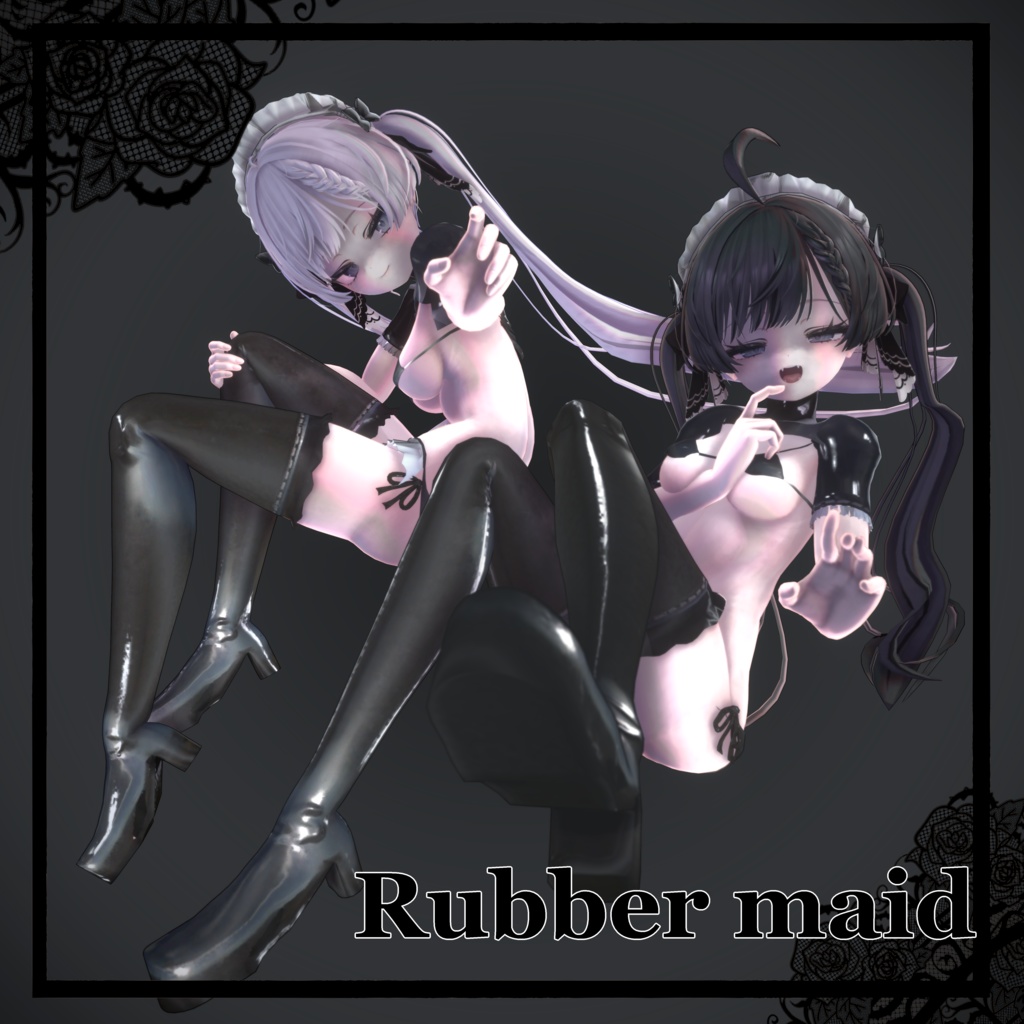 ♡Rubber Maid♡　マヌカちゃん用　ラバーメイド服♡ image