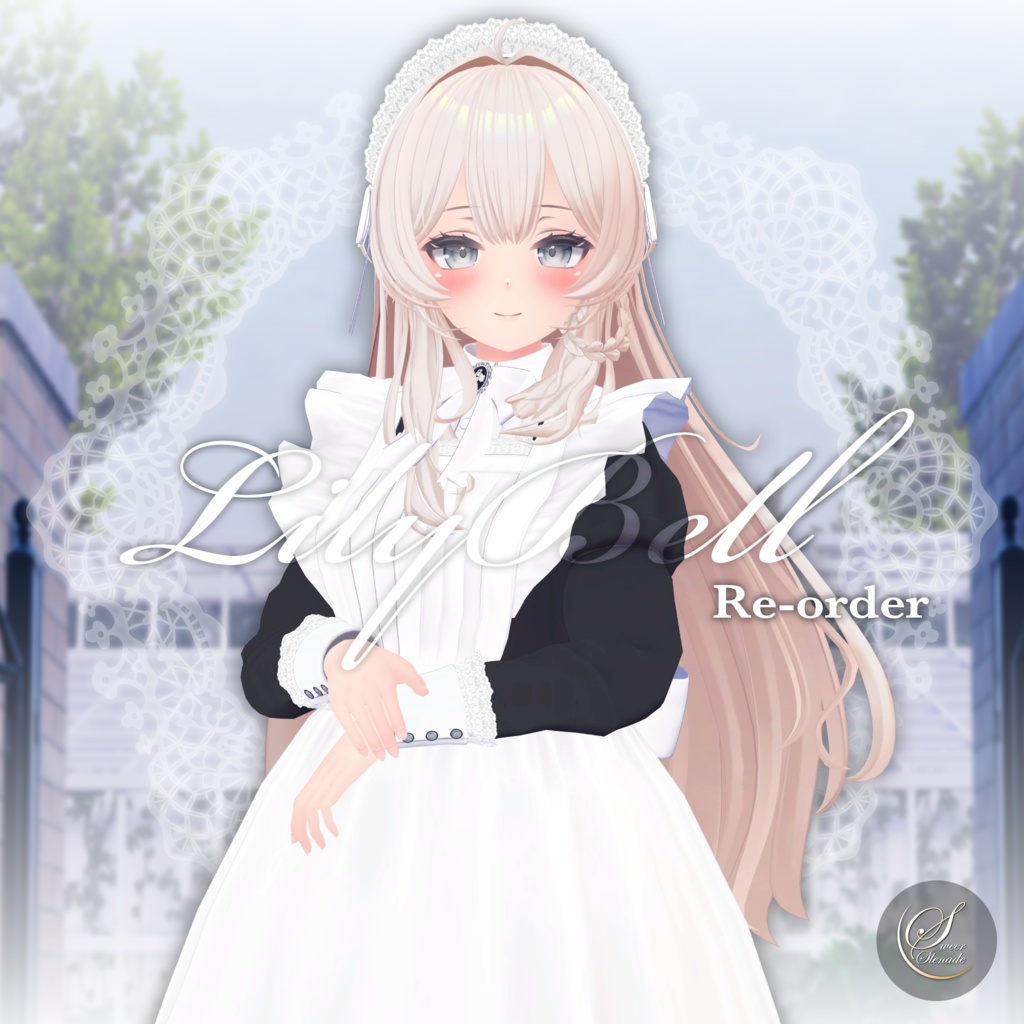 [46アバター対応] クラシックメイド服”LilyBell Re-order” #スイセレ image