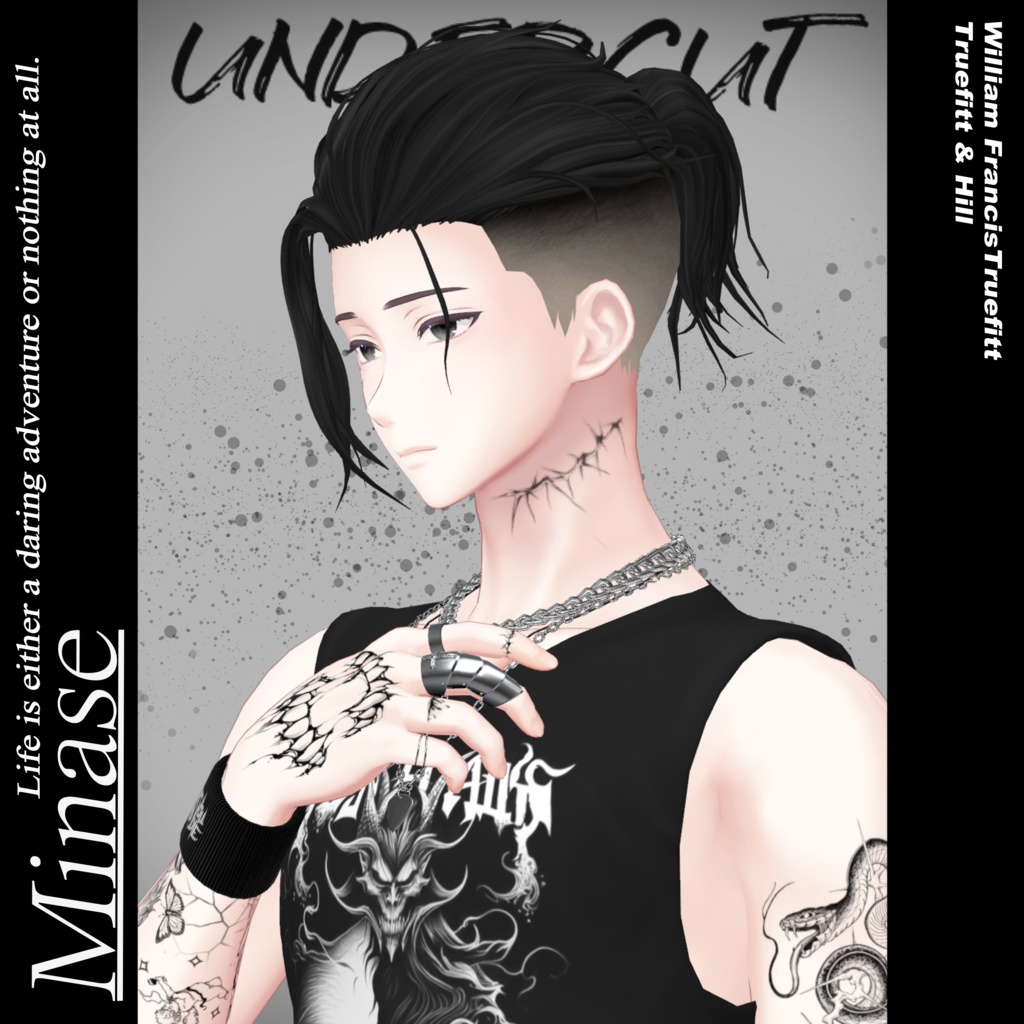 Undercut (for Men's avatars) #3BON image