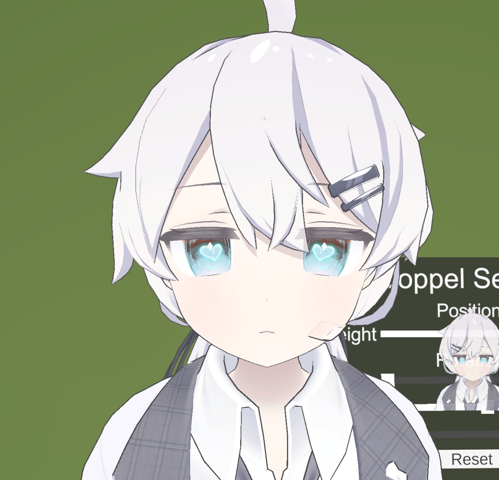プラチナ用瞳－♡テクスチャー　 image