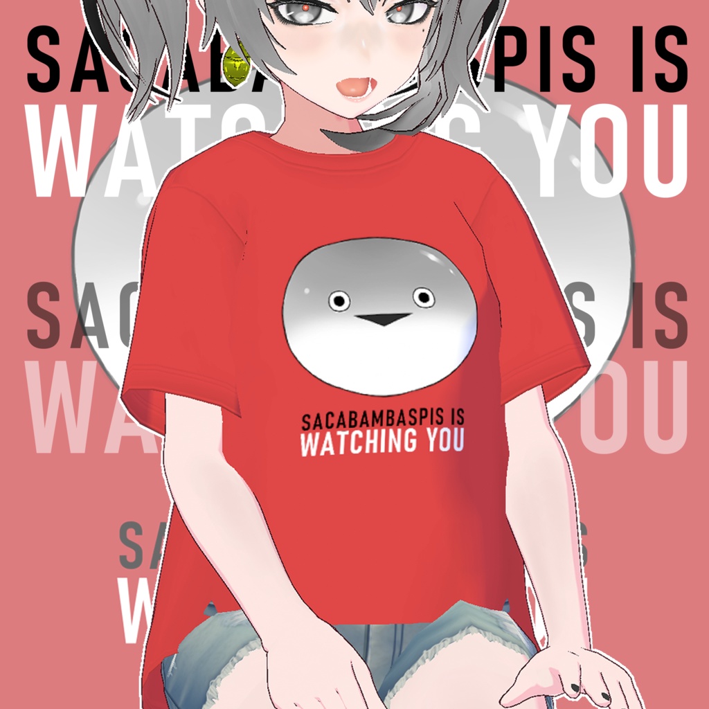 【無料】 サカバンバスピスTシャツ　【VRoid衣装】 image