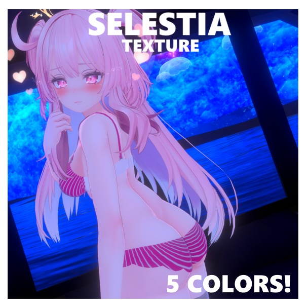 【Selestia】High Quality Stripes Underwear Texture /【 セレスティア】上質なストライプ肌着の風合い image