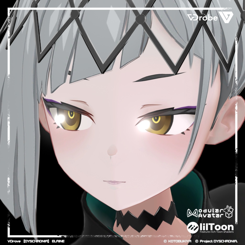 オリジナル3Dモデル VDrobe【ディスクロニア】エレイン image