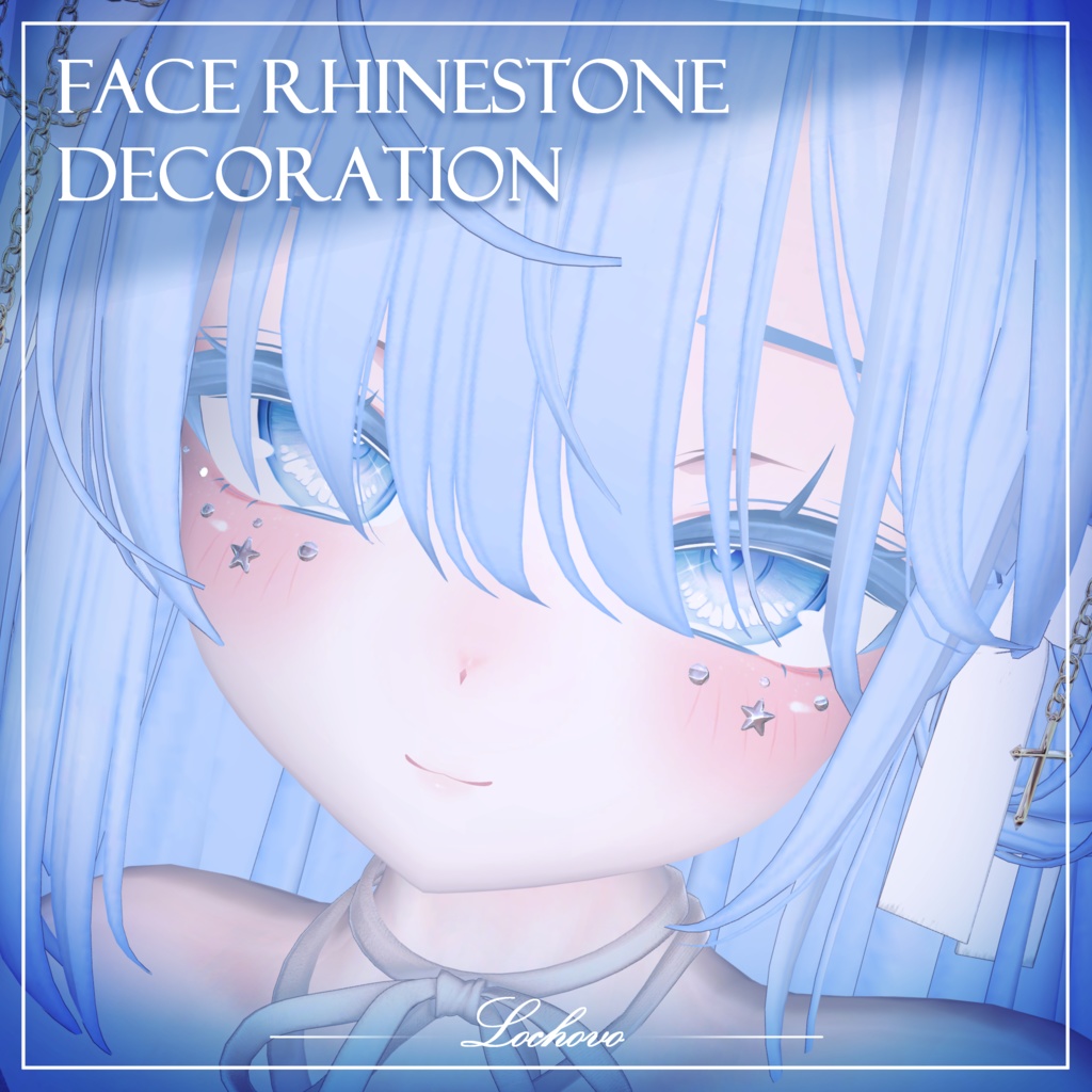 【4対応】Face rhinestone decoration - Manuka / Moe / Chiffon / Sio image