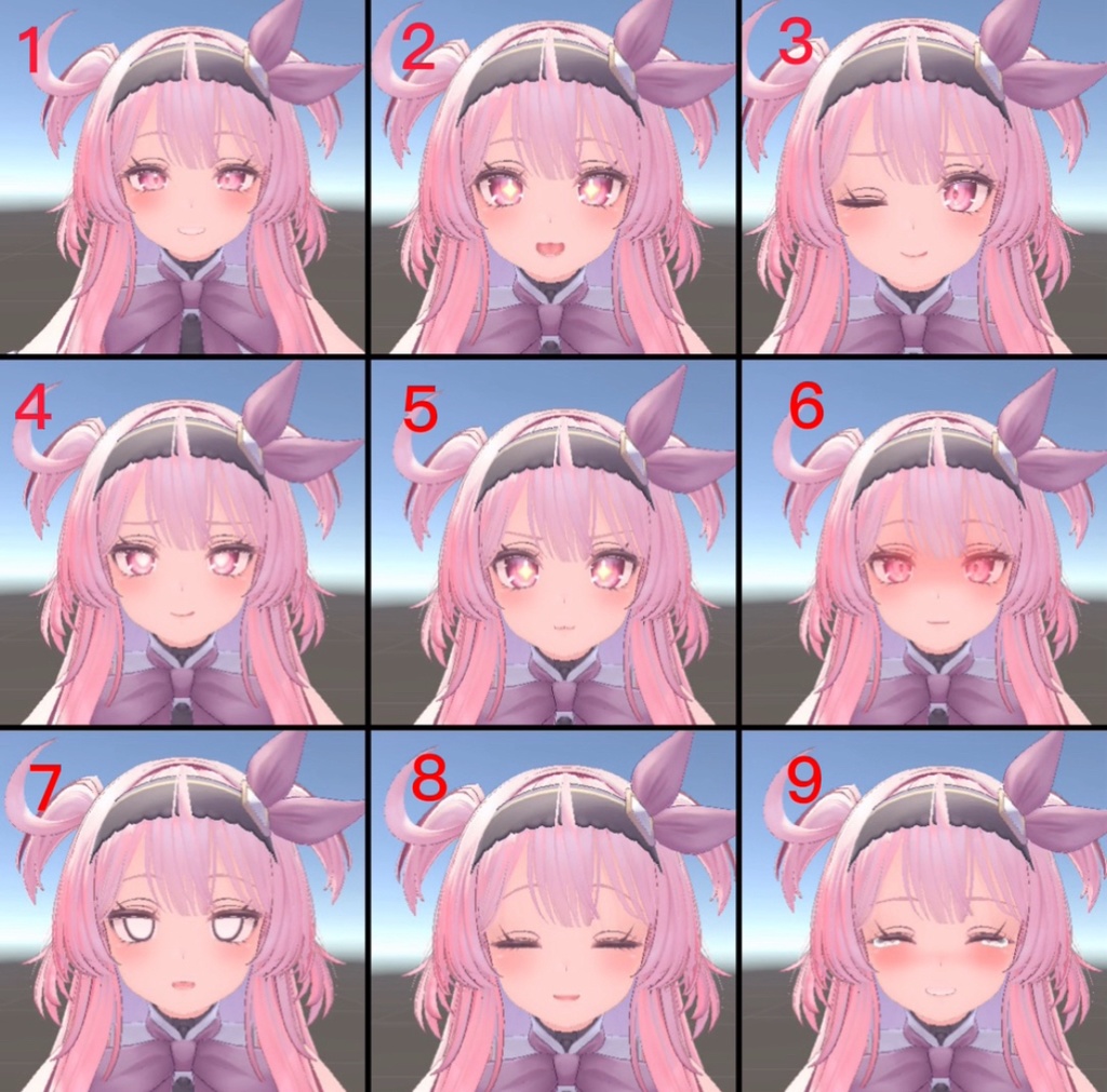 Free 表情アニメーション[selestia] image
