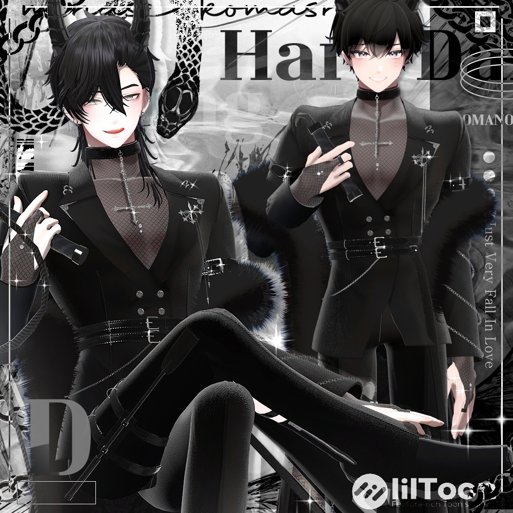 Hard Darling / Uniform / suit / 水瀬(Minase) / 狛乃(Komano) / 怜(Rei) / デミアン(Demian)formal dress (VRC) image