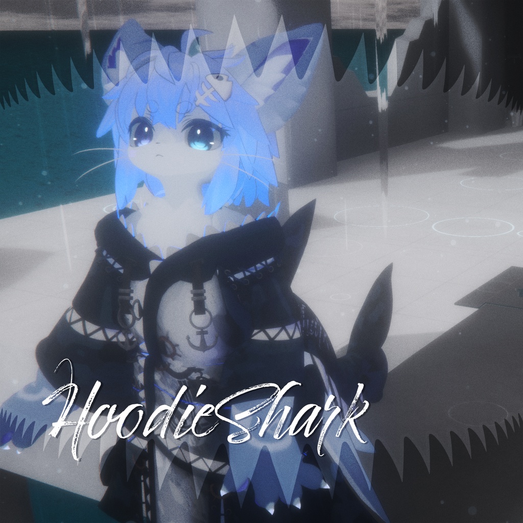 HoodieShark【Chalo, Ku_Re対応】サメパーカー image