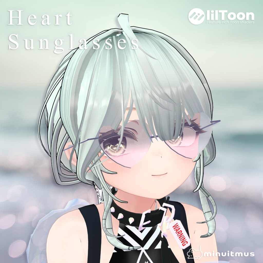 NEW Heart Sunglasses  image