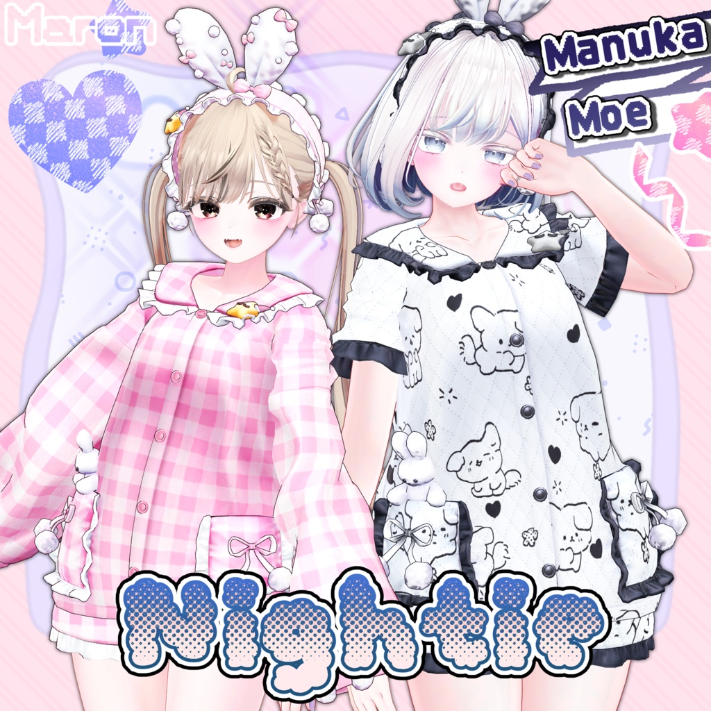  【マヌカ、萌対応】Nightie image