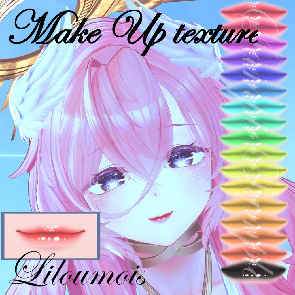 Liloumois Make up Texture Cute image