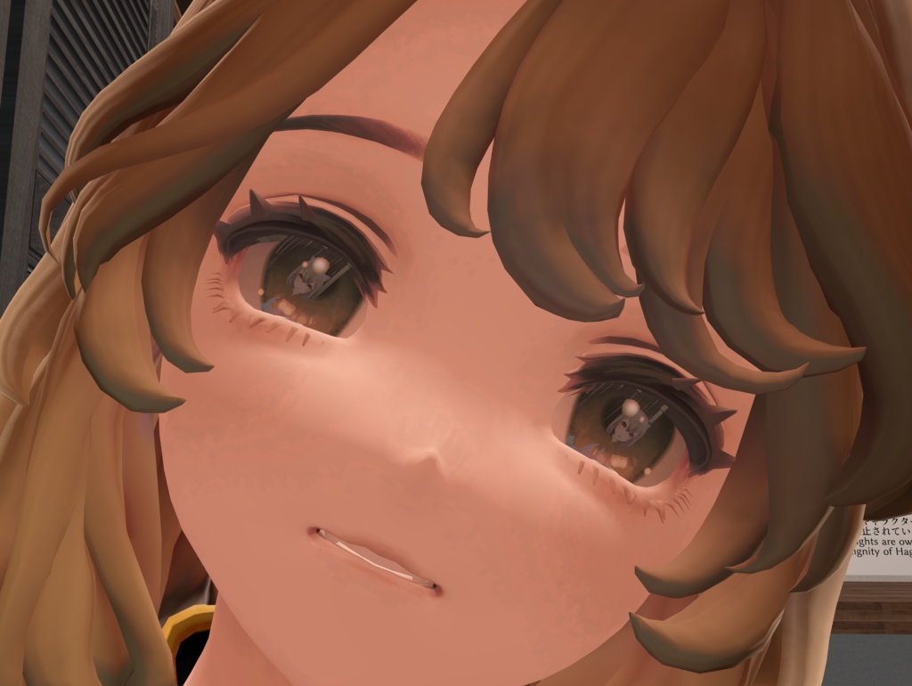 フレンド、お砂糖？がリアルタイムに映り込む瞳 image