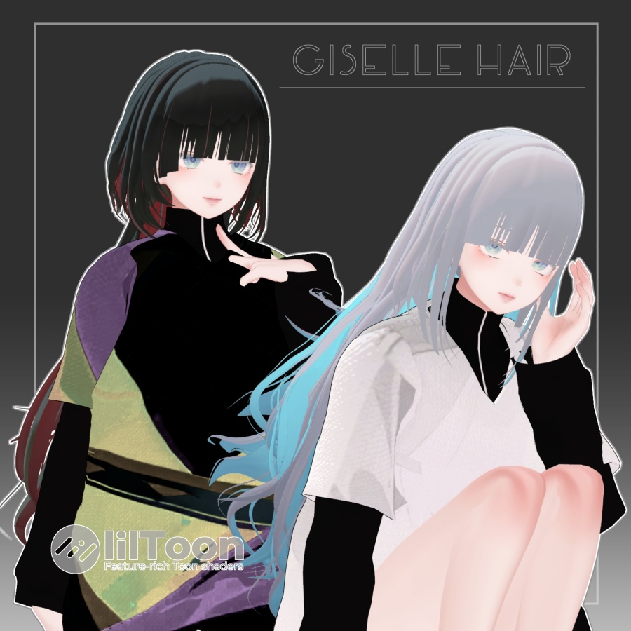 3D Hair Model GiselleHair image