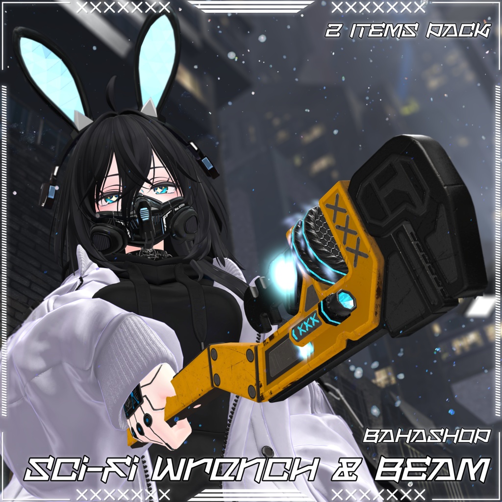 Sci-Fi WrenchProps with gimmicks for VRC image