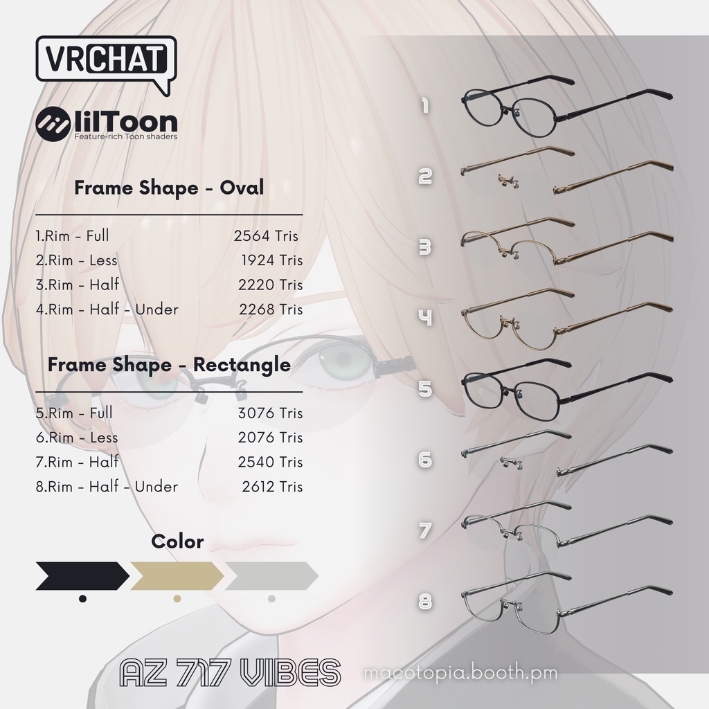 Simple Chic Eyewear // 8 Piece image