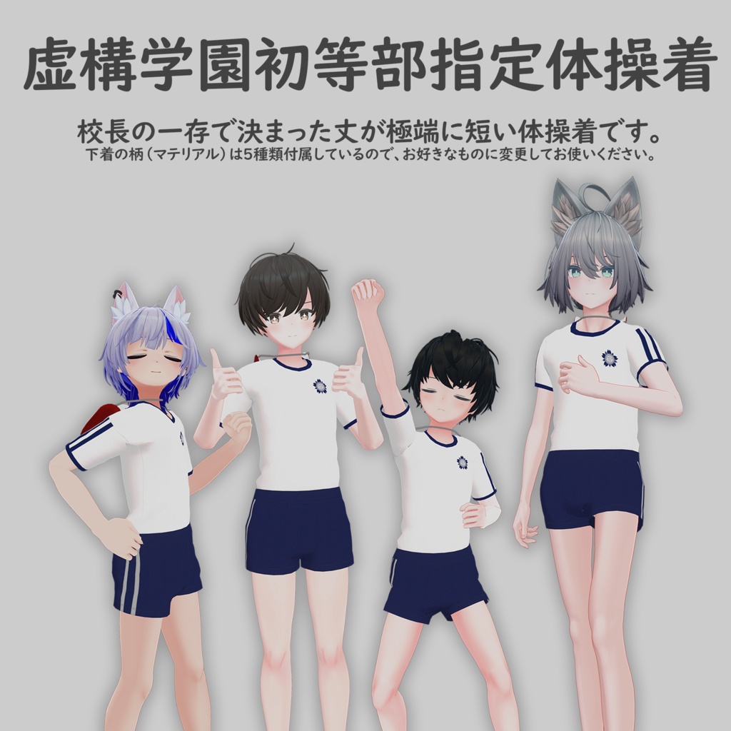 Fictional Academy Primary School Designated Gym Uniform image
