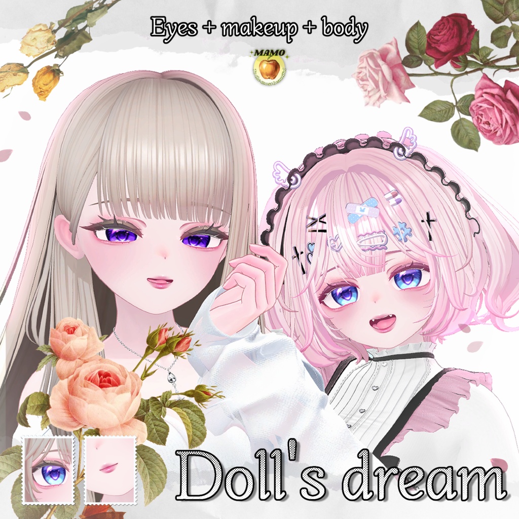 Doll's dream___(EyE + makeup + body ~ Texture_for Manuka ) image