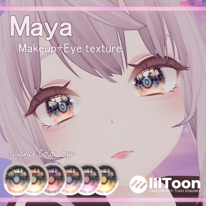 [Maya exclusive] Nuance Eyes & Make texture image
