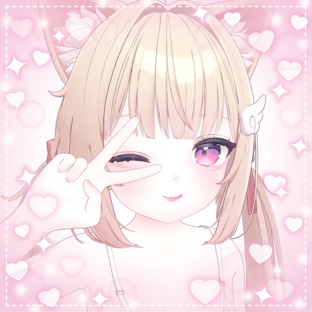 Chiffon シフォン 専用 白肌メイク＋赤舌＆青舌＋肌の赤み image