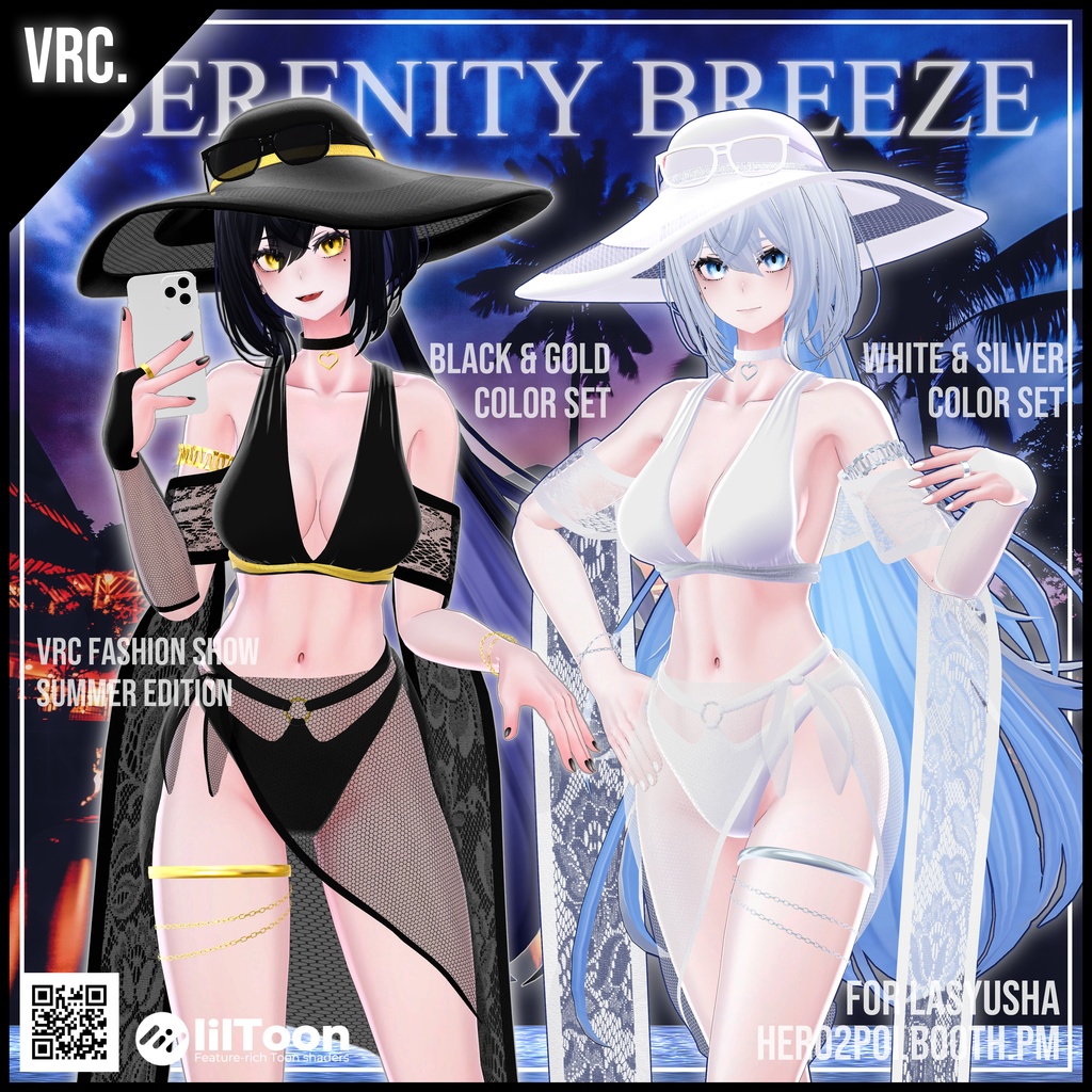 Serenity Breeze_ Bikini Package / 衣装 [VRC] 【for Lasyusha, Shinra】 image