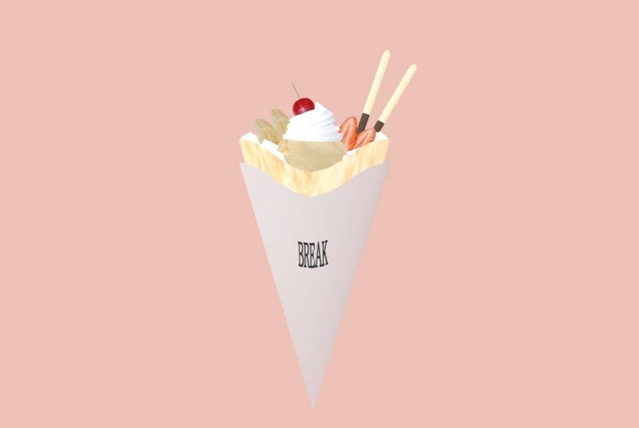 クレープ　#BREAK_3D image