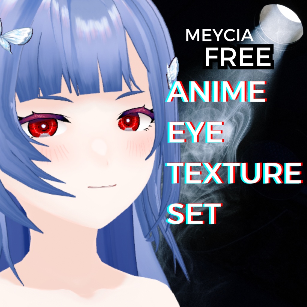 【Vroid】 Anime eye texture set image