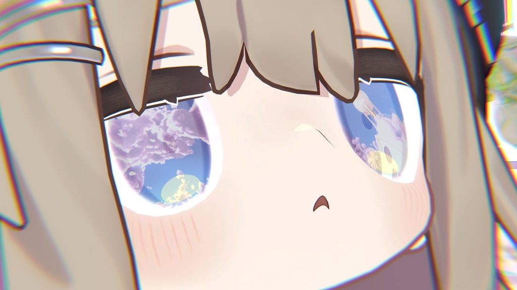 【キプフェル用】背景の映る眼 image