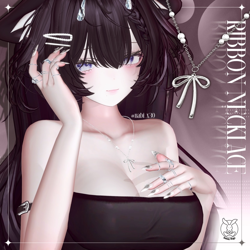 🎀Ribbon Necklace image