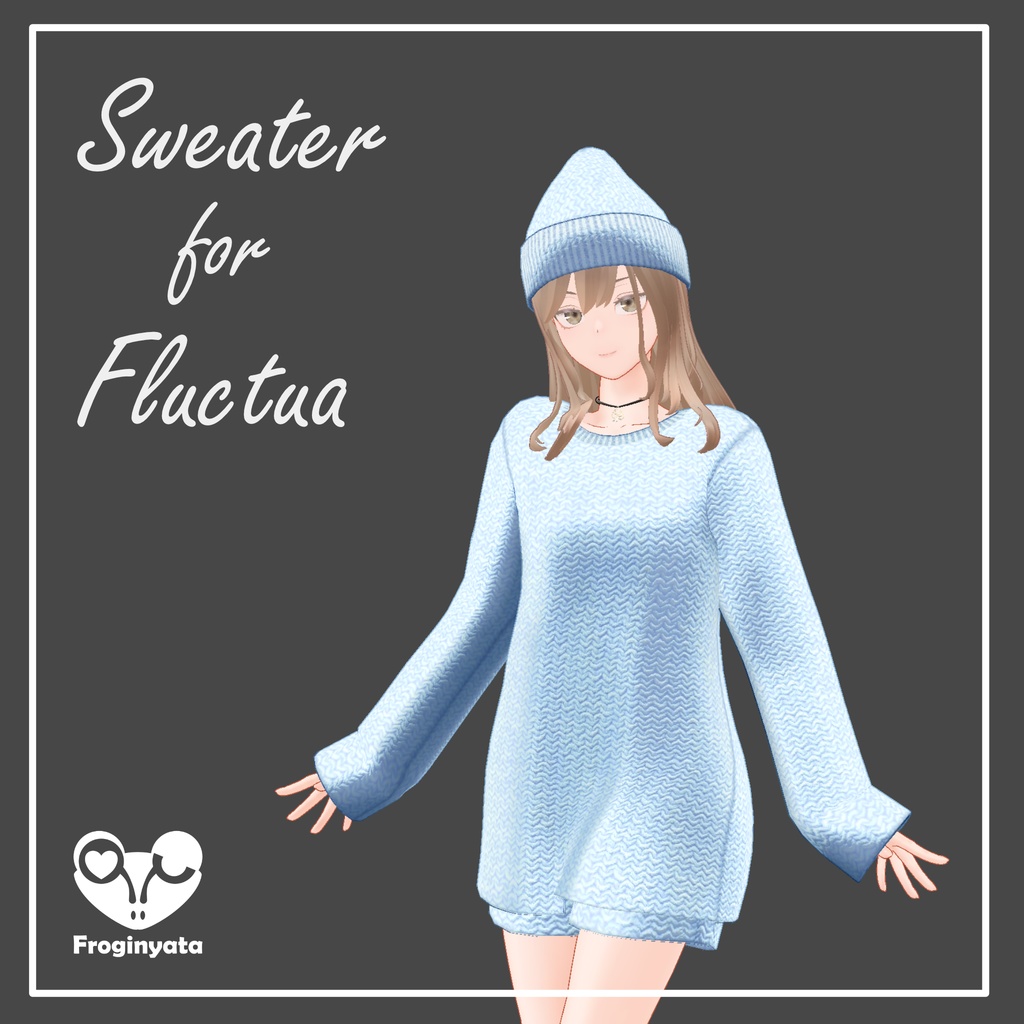 【無料】Fluctua対応「ゆったりセーター」- Fluctua Sweater - image