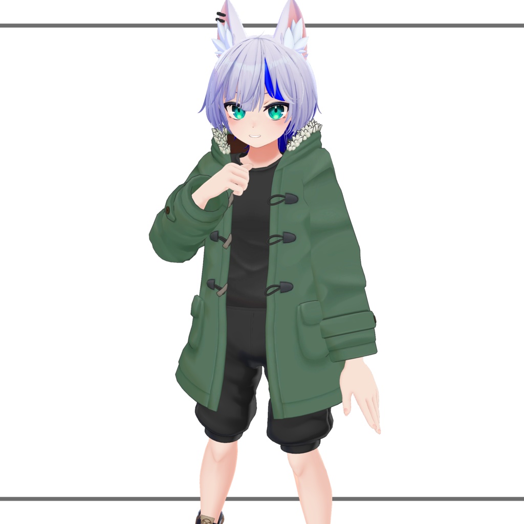 【FreeDL】ハオラン対応 ダッフルコート Tシャツ付 image